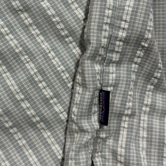 Men’s Patagonia Puckerware Shirt Button Up Short Sleeve Size Large White - Picture 4 of 6